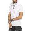 RED BRIDGE T-Shirt da Uomo a Manica Corta con Collo Alto Bianco XL