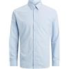 Jack & Jones Camicia Classica da Uomo Jjjoe LS Plain, Blu di Cachemire, S
