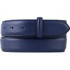 BELTINGER Cintura con stampa a pigmento e impuntura senza fibbia 3,5 cm | Cintura in pelle alla moda con fibbia ad H 35 mm per donna e uomo | Cintura in jeans 3,5 cm | Blu 110 cm