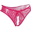 MotiveTech Perizoma in Pizzo con Apertura sul Davanti E Mutandine sul Retro, Rosa, Taglia unica
