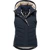 Ragwear Gilet trapuntato da donna con cappuccio rimovibile, taglie XS-6XL