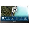 Philips Serie 3000 16B1P3302D/00 Monitor PC 39,6 cm (15.6") 1920 x 1080 Pixel Full HD LED Nero [16B1P3302D/00]