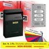 Circuito AUT AUT 3 Etichette adesive personalizzate citofono posta resistenti esterno