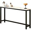 yurstcggh Tavolo Consolle Ingresso 140cm Bianco Mensola Dietro Divano,Tavolo d'ingresso per Corridoio,Consolle Sottile,utilizzabile come scaffale espositivo per il soggiorno,libreria per bambini o comodino