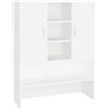 vidaXL Mobile per Lavatrice Bianco 70,5x25,5x90 cm
