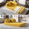 Fabulcozy Divano Letto 2 In 1 In Velluto A Coste - Pieghevole Con Braccioli, Rivestimento Lavabile, Design Moderno Per Spazi Ridotti