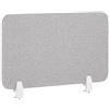 Beliani Pannello Divisorio Fonoassorbente in Pet 80 x 40 cm Grigio Chiaro