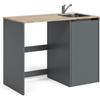 Vicco Armadietto da bagno Viktor Antracite/Rovere dorato 113.6x88.2 cm | con lavello