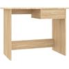 vidaXL Scrivania Rovere Sonoma 100x50x76 cm in Legno Multistrato