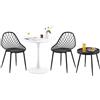 DazzlerE Tavolo da cucina con sedie, tavolo bistrot con 2 sedie