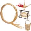 NBEADS 14 Striscia di bambù da 42m, 5mm di Larghezza Piatto Vimini Rattan Tessitura Cesti Materiali Fai da Te Cestino Rattan per Fabbricazione Cesti Tessiture Mobili Tessitura Fai da Te Artigianato