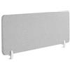 Beliani Pannello Divisorio Fonoassorbente in Pet 120 x 40 cm Grigio Chiaro