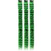 xiuling4568 Extension for capelli a strisce da 3 pezzi, 18 pollici, colorate, lunghe e dritte, con clip, for uso quotidiano e feste da donna Veloci da indossare(Green)
