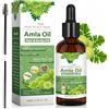 Mecctuck Amla - Olio per capelli da 60 ml, per la cura del cuoio capelluto e dei capelli secchi, olio naturale contro l'effetto crespo, lucentezza e morbidezza