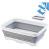 Generico Vaschetta Lavapiedi Per Piscina, Pediluvio Pieghevole Per Piscinas, Bacino Da Bagno Pers Scale Di Ingresso Piscinas, Pers Piscina, Vasca Idromassaggio, Spa, 37x27x11.8cm