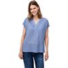 Cecil B345827 Camicia Strutturata, Deep Pastel Blue, XL Donna