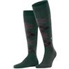 Burlington Edinburgh M Kh lana al ginocchio fantasia 1 paio, Calzini lunghi Uomo, Verde Forest 7450, 40-46