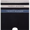 Tommy Hilfiger Uomo Boxer Confezione da 3 Trunks Elasticizzati, Nero (Ple Pnk/Ant Slver/Aeg Sea), XL