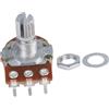 TOYANDONA Potenziometro Lineare B10k a 3 Pin Albero Zigrinato da 15mm in Metallo per Amplificatore Basso Elettrico, per Aggiornare e Sostituire Regolazioni Volume