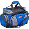 Berkley System - Borsa da pesca a tracolla, con 4 scatole, perfetta per attrezzature, esche e conservare il pranzo, Unisex - Adulto, Borsa con 4 scatole e scomparto superiore refrigerante., 648-1345045, Grigio/blu., L