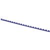 OFFICER PRODUCTS Dorsi per rilegatura, formato A4, 6 mm (25 fogli), 100 pezzi, blu/presentazione/tipo 21 anelli/spirale/materiale-plastica/colore-blu/formato A4/dimensione 6 mm