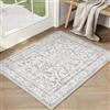 PureCozy Zerbino Ingresso Interno Tappeto 60x90cm Grigio Vintage
