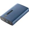 Cellularline - Elite 10000 - Caricabatteria Portatile - Capacità di 10000mAh - +72 ore di ricarica extra - 1xUSB OUTPUT: 18W Adaptive Technology - 2xUSB-C INPUT: 18W/ OUTPUT: 20W PD - Blu