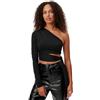 LeGer by Lena Gercke LeGer Leia Longsleeve - Maglia a maniche lunghe da donna con design monospalla - Vestibilità aderente - Top in jersey - Moda per donna - di Lena Gercke - taglie 34-44