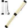 NEEWER TB03Z - Raccoglitore per 17 Palline da Tennis e 14 pickleballs, collettore Superiore Rimovibile in 2 sezioni, Anti-Piegatura, con Tappo e Tracolla, Trasparente