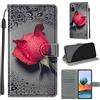 YIRRANZD Cover per Xiaomi Redmi Note 10 Pro / 10 Pro Max, Protettiva Portafoglio in Pelle PU Cover Libro [Verniciato], Flip Caso Antiurto Custodia per Redmi Note 10 Pro / 10 Pro Max (Rosa A)