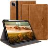 H HOLIMET HOLIMET Custodia per iPad Pro 12.9 2022 6 Generazione, 2022/2021/2020/2018 (6a/5a/4a/3a Gen) Smart Cover con Pencil Holder per Pencil 2, Auto Svegliati/Sonno Case per iPad Pro 12.9 Pollici (Marrone)