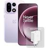 OnePlus 15 AI 5 G Smartphone 16 GB + 512 GB, Batteria 7300 mAh, Tripla Fotocamera 50 MP, Snapdragon 8 Elite Gen5, Video 4 K 120 FPS Dolby Vision, con Caricabatterie Rapido 120 W Supervooc, Ultra Viola