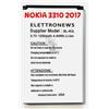 Generico Batteria di Ricambio per Nokia 3310 2017, BL-4UL, 3.7V 1000mAh, Li-ion, Non Compatibile con il Nokia 3310 del 2000, colore Bianca, capacità e prestazioni pari all'originale.