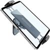 Veebmys Supporto da Parete per Tablet, in Alluminio Regolabile, con Base Girevole a 360°, Compatibile con iPad Pro/Mini/Air, Galaxy Tab e Telefoni da 4,7-13 Pollici (breve)