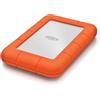 LaCie Rugged Mini extern SSD 4TB, 40 Gb/s, 2.000 MB/s, per PC Mac iPad & iPhone, Data Rescue Service (STMF4000400)