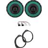 IPNOSIS Kit 2 Casse IP-01165 per Fiat Panda dal 2012 in poi con 2 Supporti Anteriori,2 Connettori