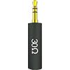 Generic per JCALLY Spina conduttrice per cuffie con impedenza Jack da 3,5 mm Resistenza riduzione filtro rumore spina 75 150 200 400 600 ohm Adattatore per la cancellazione del rumore (30 ohm)