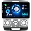 MISONDA 9 IPS (2G+64G) Android 15 Autoradio GPS stereo Per Mazda BT-50/Ford Ranger 2006-2011 -Fotocamera gratuita -Supporto DAB/Controllo volante/WiFi/BT/Carplay/Mirrorlink/RDS/USB