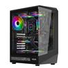 Noua Demon TK100 Case Gaming Mid-Tower ATX | Vetro Temperato Frontale e Laterale | Ventola ARGB PWM 120mm | Strip LED | Liquid Cooling 240mm | GPU fino a 320mm | Type-C | Nero