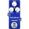 Pedale Delay Analogico Compatto Pedale Delay in Metallo per Palco, Chitarristi