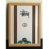 STUSSY 【NUOVO】 Poster parodia pubblicitaria Stussy con cornice, spedizione gratuita