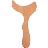 Healifty Piastra Di Massaggio in Legno 13.78 Pollici Per Viso Collo E Corpo Strumento Gua Sha Manuale Con Design a Forma Di Pesce Per Trattamenti Spa E Relax Professionali