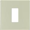 Vimar 08605 8000 Placca 1 modulo standard, alluminio anodizzato, per scatole da incasso rotonde ø 60 mm, fissaggio a scatto, oro. Per supporto 08501