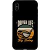 Golf Driver Sunset Golfing Custodia per iPhone XS Max Driver Life - Pilota da golf retrò Big Swing