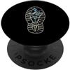 Outdoor Trail Hiker Designs Impronta di scarponi da escursionista appassionati di trekking in montagna PopSockets PopGrip Adesivo
