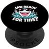 Shark Lover Apparel Gift Graphic Tees an Jaw Ready for This Shark Ocean Funny Gifts for Men Women Kid PopSockets PopGrip Adesivo