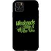 Aloe vera plant medicine skin disease le Custodia per iPhone 11 Pro Max Pianta di caffè e aloe vera nei fine settimana