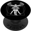 Retro Band Player Concertina Accordion T Concertina Fisarmonica Marching Band Da Vinci Vintage PopSockets PopGrip Adesivo