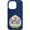 Jesus Is The Light Christian Faith Bible Custodia per iPhone 13 Pro Jesus Is The Light Of The World Shirt John 8:12 Christian