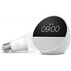 Amazon Echo Spot (Ultimo modello) con Alexa+, Bianco Ghiaccio + Philips Hue White Lampadina LED Smart (E27), Bundle Illuminazione Intelligente con Controllo Vocale
